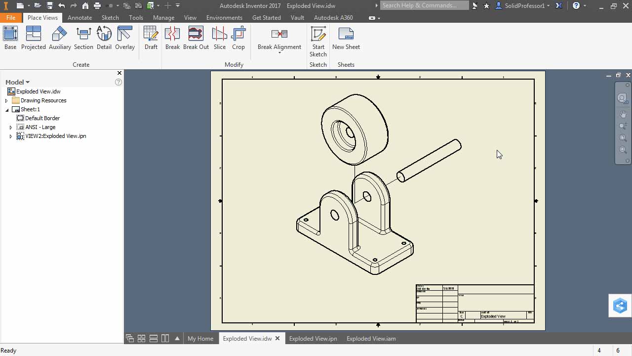 Getting up to speed with Autodesk Inventor Drawings in 2017