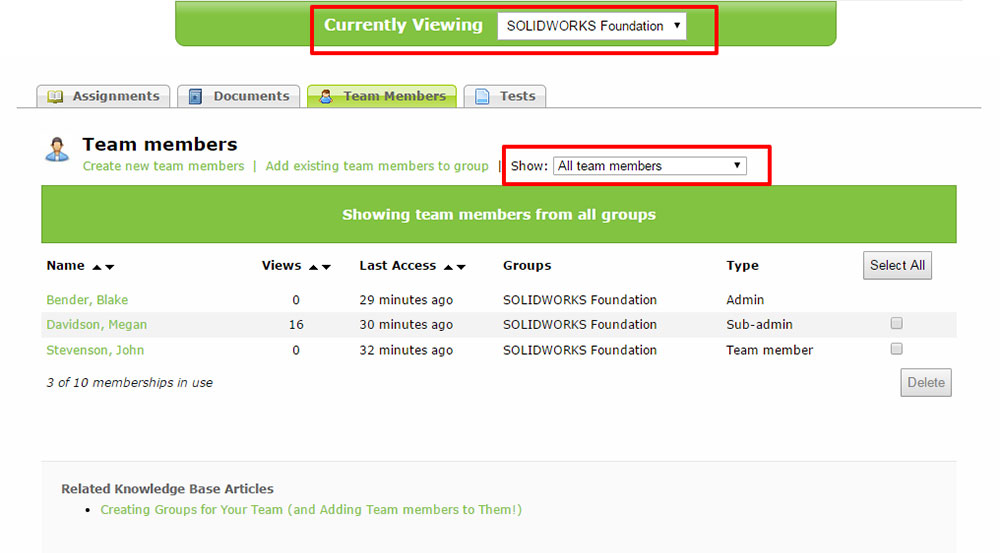 New Features to Organize Your Team