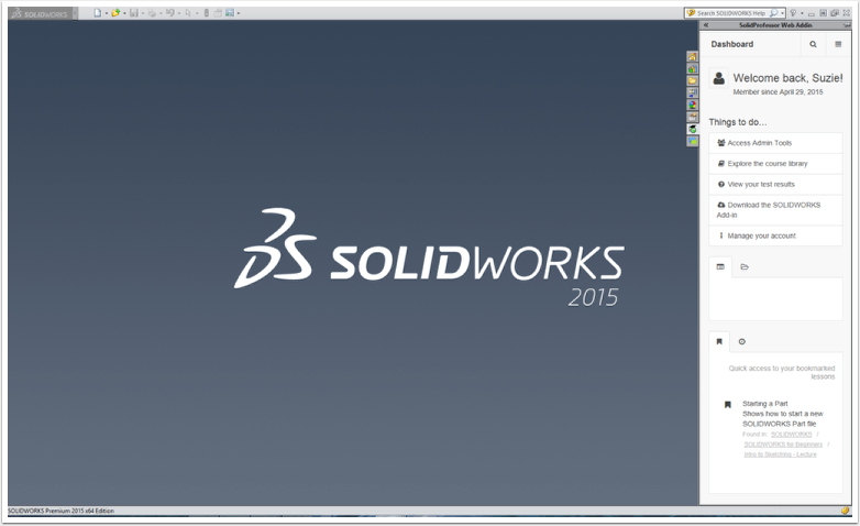 Learn While You Work with SolidProfessor’s SOLIDWORKS Task Pane Add-In